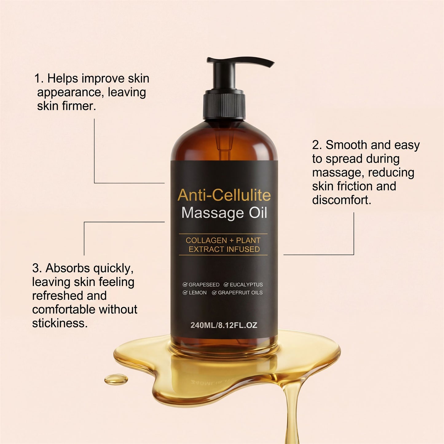 Anti-Cellulite Massager Oil