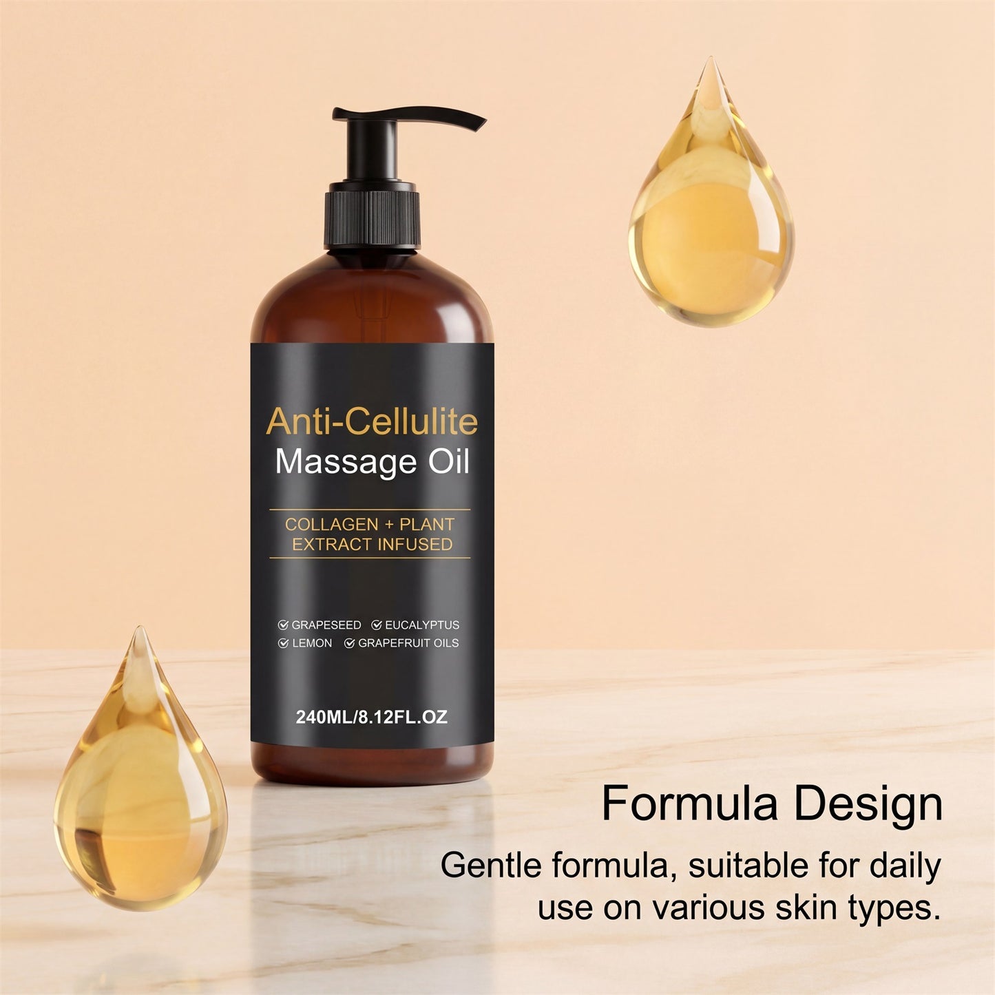 Anti-Cellulite Massager Oil